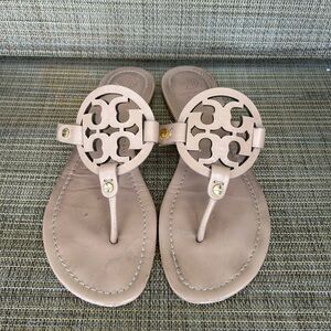 Tory Burch Women's Light Blush Pink leather miller Sandals size 9.5